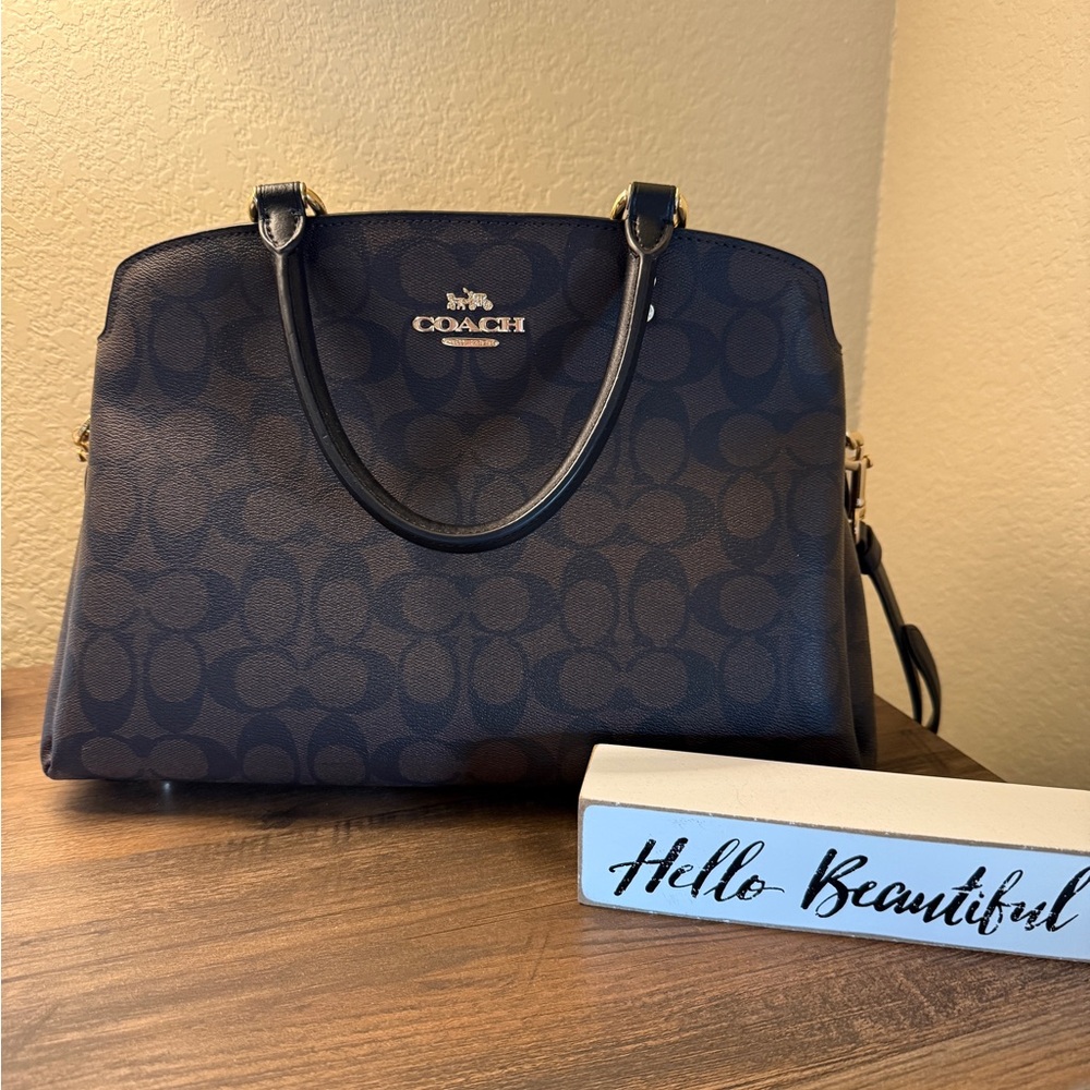 Coach Lillie Carryall - Black/Brown